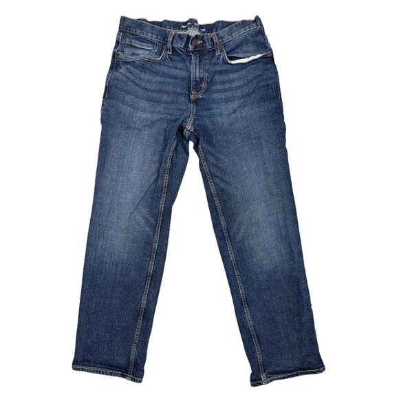 Old Navy Other - Old Navy Mens Loose Jeans 34x32 Dark Wash Blue Denim Built In Flex
